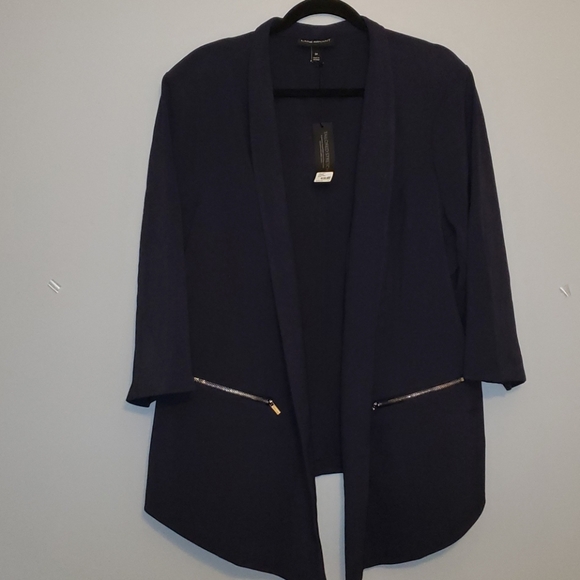 NWT Lane Bryant Navy Blue Blazer - Picture 1 of 4